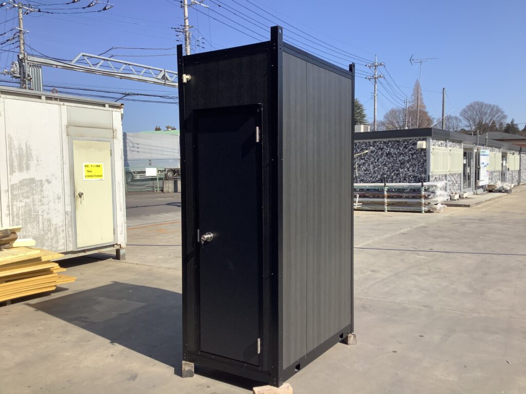 【受注生産】アウトレット0.4坪洋式水洗トイレ（ブラック）